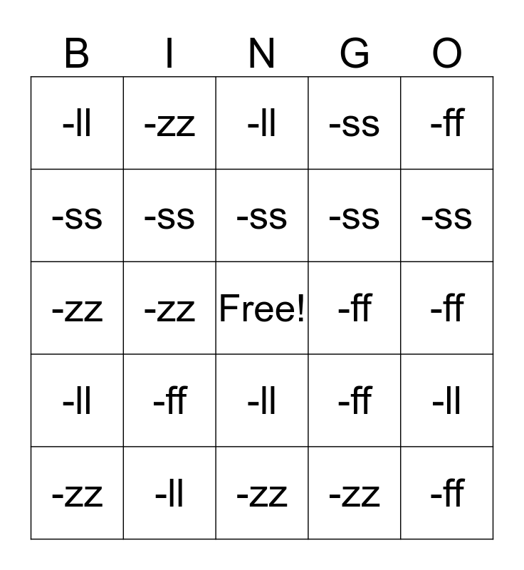 Buzz Will Pass Jeff BINGO Card