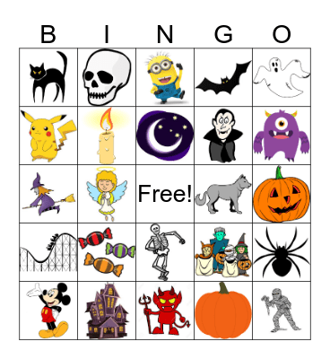 Halloween! Bingo Card