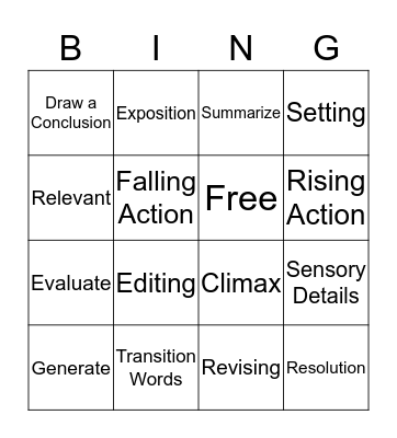 October 27, 2017 Bingo Card