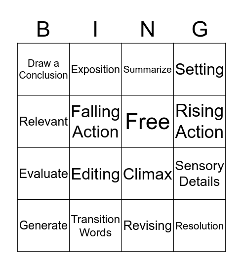 October 27, 2017 Bingo Card