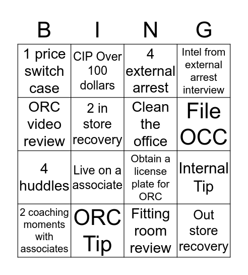 The Ultimate LP BINGO  Bingo Card