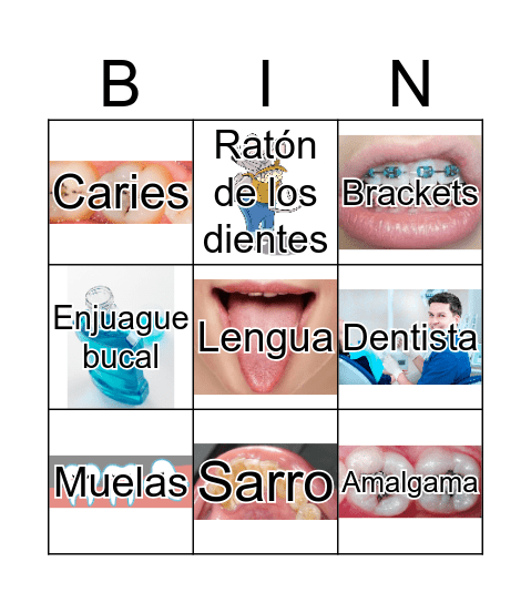 Lotería dental  Bingo Card