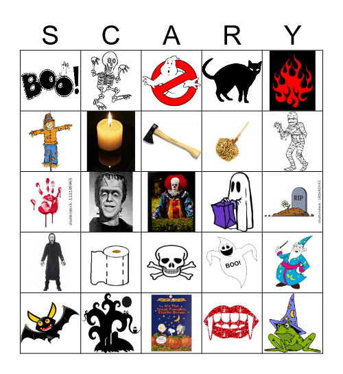 Halloween Bingo! Bingo Card