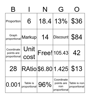 Sabastian Bingo Card