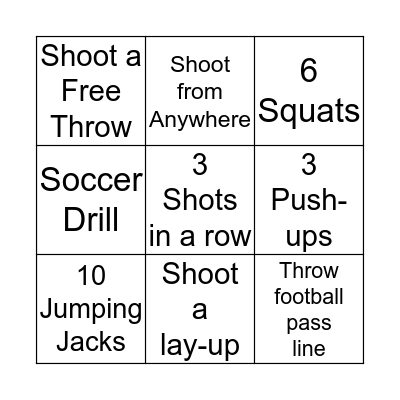 Tic Tac Toe Bingo Card