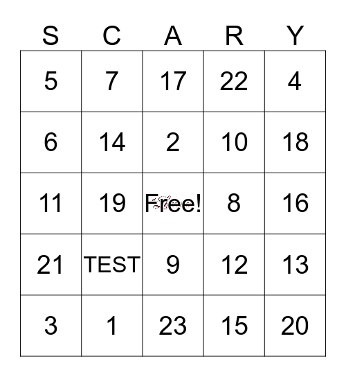 Lexington's Bingo! Bingo Card