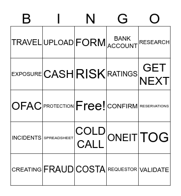 SPOTLIGHT BINGO! Bingo Card