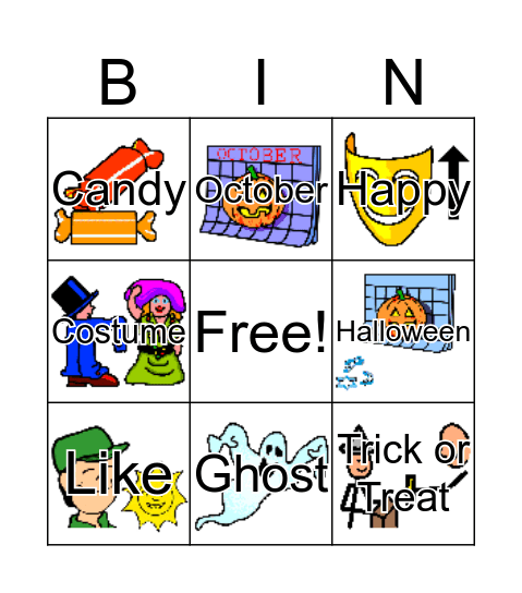 10/31/2017 Bingo Card