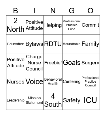 Nursing Congress Rapid Bingo Card