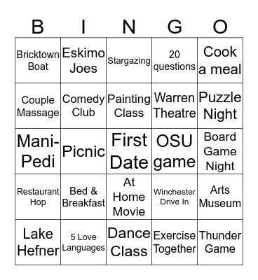 DeHorney's Love's Alive 365 Bingo Card
