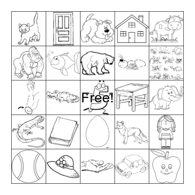 Phonics Monster Units 1-3 Bingo Card