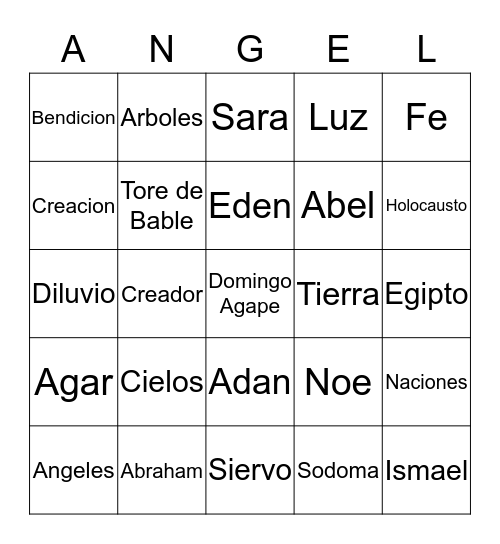Templo Emanuel: Domingo Agape Bingo Card