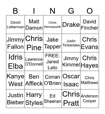 dead 2 us 2k17 Bingo Card