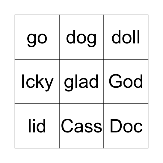 SuperKids Bingo Card