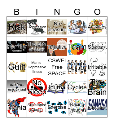 Polar Express Bingo Card