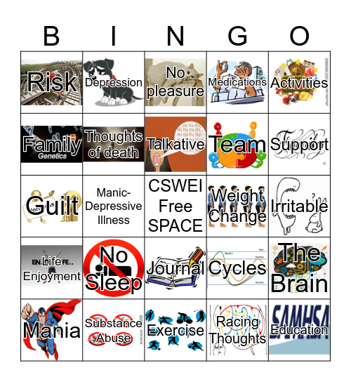 Polar Express Bingo Card