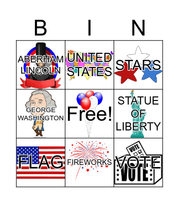 American Bingo  Bingo Card