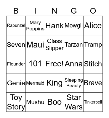 Royal Bingo Card