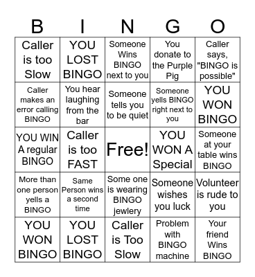 VICKIE'S BINGO Card