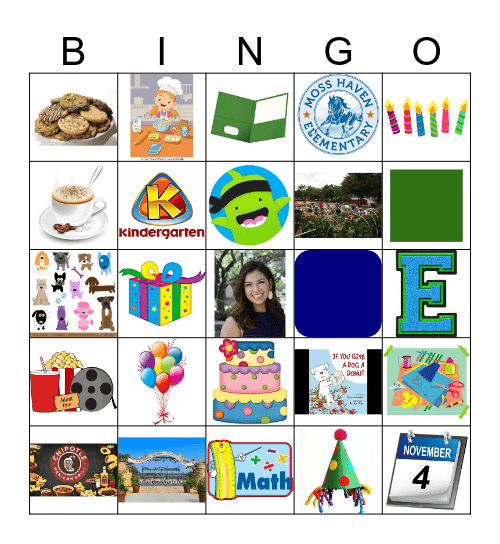MRS EBNER BIRTHDAY BINGO Card
