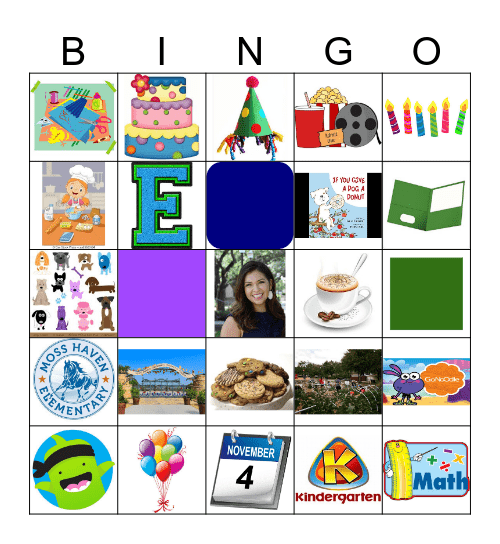 MRS. EBNER BIRTHDAY BINGO Card