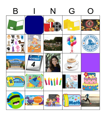 MRS. EBNER BIRTHDAY BINGO Card
