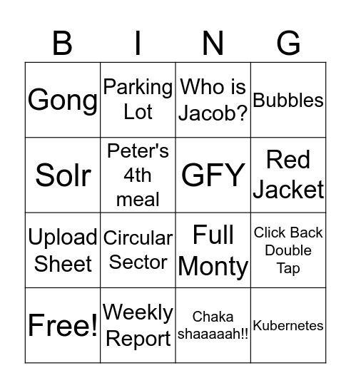 LI BINGO Card