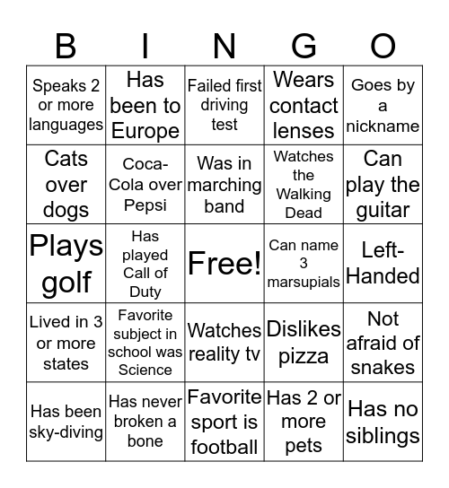 Sylvan Homes &  Road Bingo Card