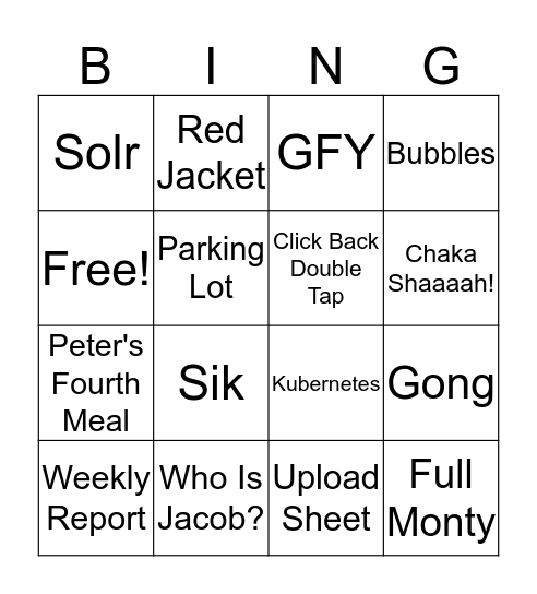 LI BINGO Card