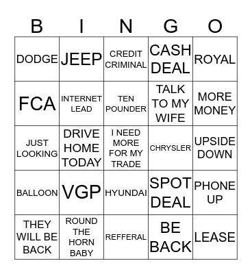 ROYAL VGP BINGO NOVEMBER 2017 Bingo Card
