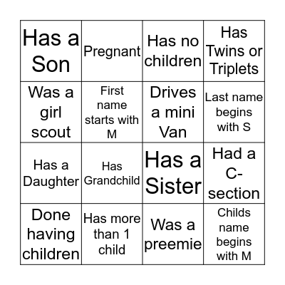 Ice Breaker Bingo! Bingo Card