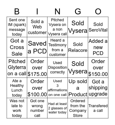 Basic BINGO!! Bingo Card