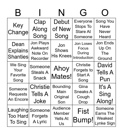 Bounding Bingo Card