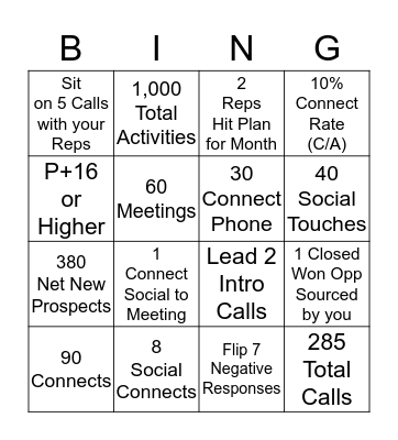 Vendor SDS BINGO! Bingo Card