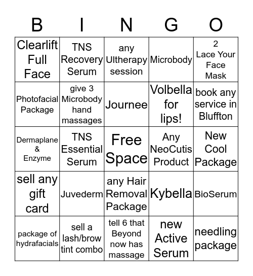 Beyond Bingo Card