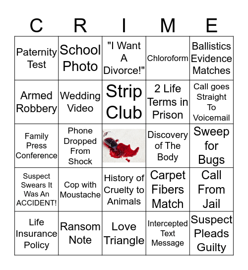 MakingTheCollar/You'veGotJail Bingo Card