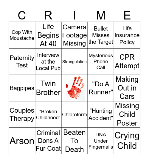 The Butler & His Apprentice Bingo Card