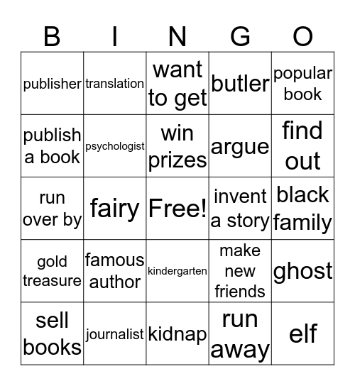 More 2 Unit 9 Bingo Card