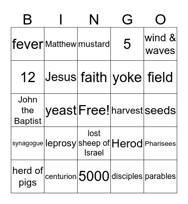 Dig Sites 6-10 Bingo Card