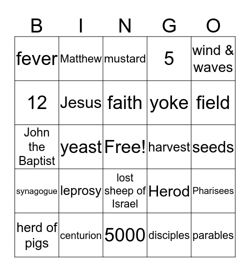 Dig Sites 6-10 Bingo Card