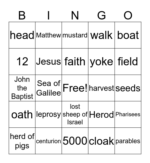 Dig Sites 6-10 Bingo Card