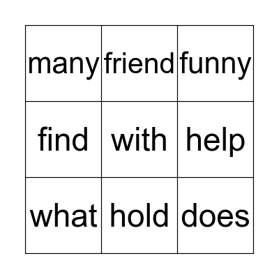 UNIT 1 Bingo Card