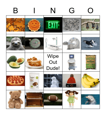 Beach Blanket Bingo Card