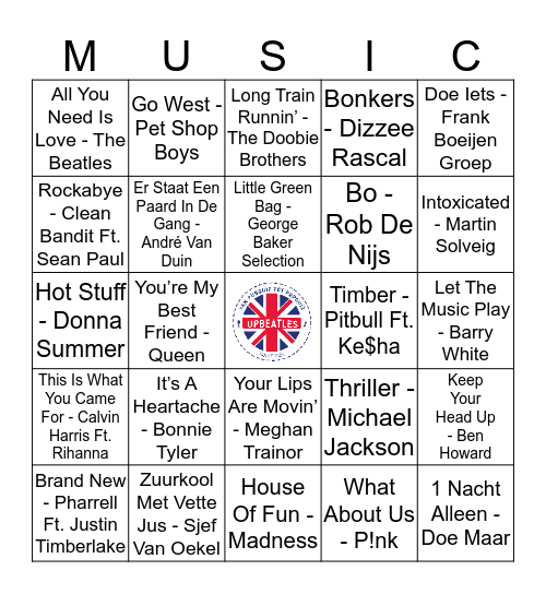 107 Bingo Card