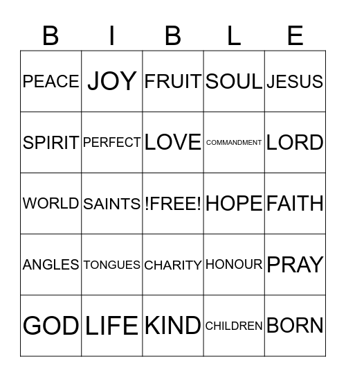 JESUS LOVES HIM SOME ME Bingo Card