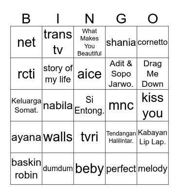 IQEEEN Bingo Card
