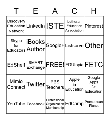 What Are Your Connections? Bingo Card