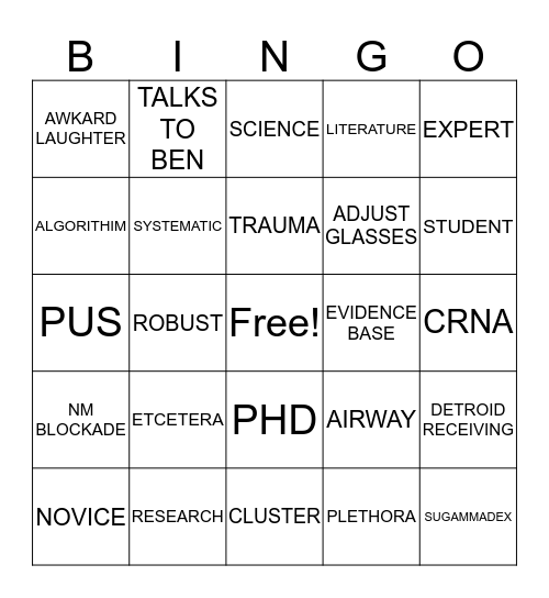 Mary Bonanza!!! Bingo Card