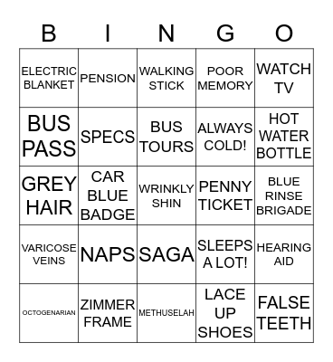 MAUREEN'S 80TH BIRTHDAY Bingo Card