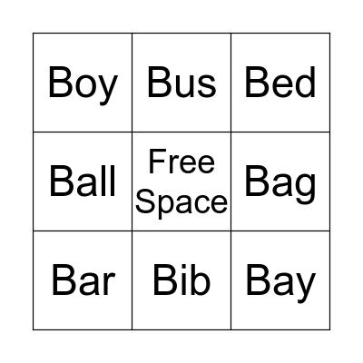 Bingo1 Bingo Card